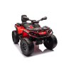 Dětská čtyřkolka CAN-AM Outlander | 180W | s dálkovým ovladačem | červená  EVA kola | Bluetooth | 180W | nosnost 50kg