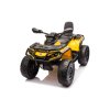 Dětská čtyřkolka CAN-AM Outlander | 180W | s dálkovým ovladačem | žlutá  EVA kola | Bluetooth | 180W | nosnost 50kg