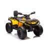 Dětská čtyřkolka CAN-AM Outlander | 180W | s dálkovým ovladačem | žlutá  EVA kola | Bluetooth | 180W | nosnost 50kg