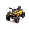Dětská čtyřkolka CAN-AM Outlander | 180W | s dálkovým ovladačem | žlutá  EVA kola | Bluetooth | 180W | nosnost 50kg