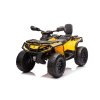 Dětská čtyřkolka CAN-AM Outlander | 180W | s dálkovým ovladačem | žlutá  EVA kola | Bluetooth | 180W | nosnost 50kg