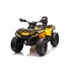 Dětská čtyřkolka CAN-AM Outlander | 180W | s dálkovým ovladačem | žlutá  EVA kola | Bluetooth | 180W | nosnost 50kg