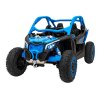 Dětská elektrická Buggy CAN-AM Maverick XXL Premium Deluxe 640W | modrá  nafukovací kola |  24V 20Ah | tiché motory na zadní kola | bez dálkového ovladače
