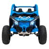 Dětská elektrická Buggy CAN-AM Maverick XXL Premium Deluxe 640W | modrá  nafukovací kola |  24V 20Ah | tiché motory na zadní kola | bez dálkového ovladače