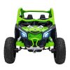 Dětská elektrická Buggy CAN-AM Maverick XXL Premium Deluxe 640W | zelená  nafukovací kola |  24V 20Ah | tiché motory na zadní kola | bez dálkového ovladače