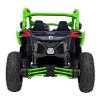Dětská elektrická Buggy CAN-AM Maverick XXL Premium Deluxe 640W | zelená  nafukovací kola |  24V 20Ah | tiché motory na zadní kola | bez dálkového ovladače