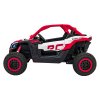 Dětská elektrická Buggy CAN-AM Maverick XXL Premium Deluxe 640W | červená  nafukovací kola |  24V 20Ah | tiché motory na zadní kola | bez dálkového ovladače