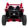 Dětská elektrická Buggy CAN-AM Maverick XXL Premium Deluxe 640W | červená  nafukovací kola |  24V 20Ah | tiché motory na zadní kola | bez dálkového ovladače