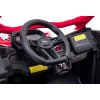 Dětská elektrická Buggy CAN-AM Maverick XXL Premium Deluxe 640W | červená  nafukovací kola |  24V 20Ah | tiché motory na zadní kola | bez dálkového ovladače