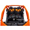 Dětská elektrická Buggy CAN-AM Maverick XXL Premium Deluxe 640W | oranžová  nafukovací kola |  24V 20Ah | tiché motory na zadní kola | bez dálkového ovladače