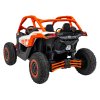 Dětská elektrická Buggy CAN-AM Maverick XXL Premium Deluxe 640W | oranžová  nafukovací kola |  24V 20Ah | tiché motory na zadní kola | bez dálkového ovladače