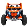 Dětská elektrická Buggy CAN-AM Maverick XXL Premium Deluxe 640W | oranžová  nafukovací kola |  24V 20Ah | tiché motory na zadní kola | bez dálkového ovladače