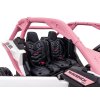 Dětská elektrická Buggy CAN-AM Maverick XXL Premium Deluxe 640W | růžová  nafukovací kola |  24V 20Ah | tiché motory na zadní kola | bez dálkového ovladače