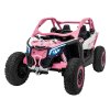 Dětská elektrická Buggy CAN-AM Maverick XXL Premium Deluxe 640W | růžová  nafukovací kola |  24V 20Ah | tiché motory na zadní kola | bez dálkového ovladače