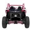 Dětská elektrická Buggy CAN-AM Maverick XXL Premium Deluxe 640W | růžová  nafukovací kola |  24V 20Ah | tiché motory na zadní kola | bez dálkového ovladače
