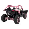 Dětská elektrická Buggy CAN-AM Maverick XXL Premium Deluxe 640W | růžová  nafukovací kola |  24V 20Ah | tiché motory na zadní kola | bez dálkového ovladače