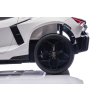 Dětské elektrické Lamborghini Revuelto XL | EVA kola | bílá  EVA kola | dálkový ovladač | 24V 7Ah