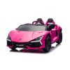 Dětské elektrické Lamborghini Revuelto XL | EVA kola | růžová  EVA kola | dálkový ovladač | 24V 7Ah