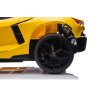 Dětské elektrické Lamborghini Revuelto XL | EVA kola | žlutá  EVA kola | dálkový ovladač | 24V 7Ah