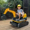 Dětský elektrický traktor bagr s lopatou  pracovní stroj, funkční naklápění lžíce
