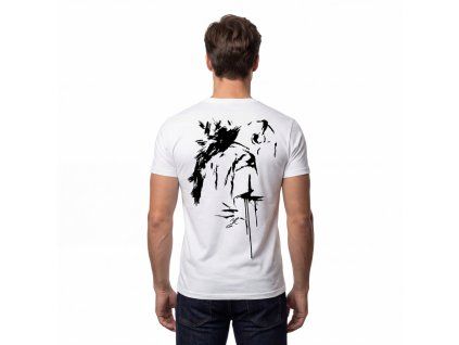 Biele pánske tričko DJ