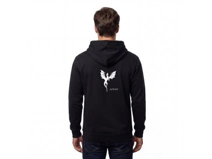 Čierna pánska mikina Dragon