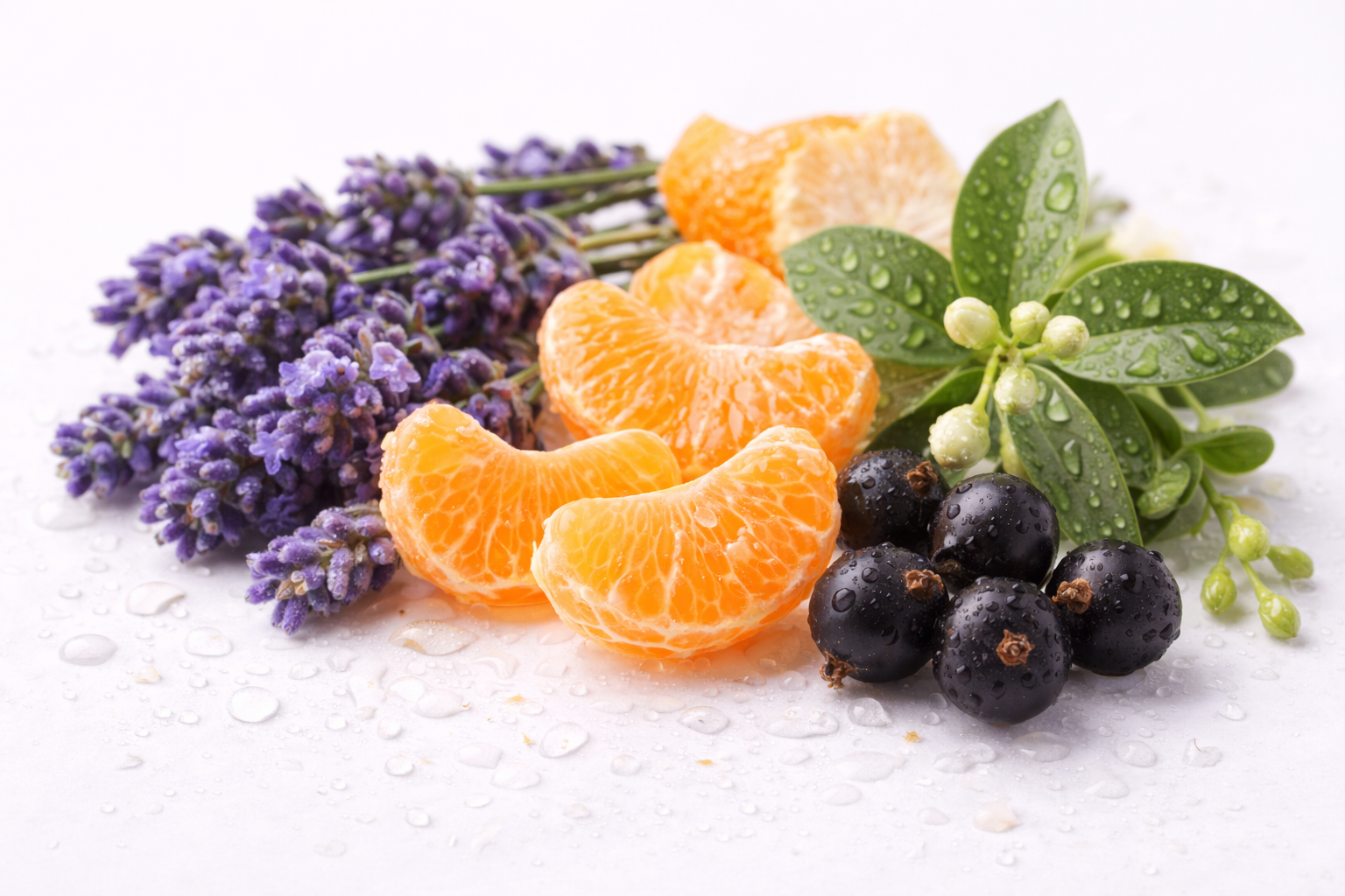 Hlava vůně: levandule, mandarinka, černý rybíz a petitgrain