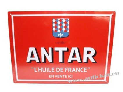 vyr 1774plechova cedula antar