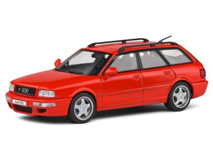 0074434 audi avant rs2 1995 lazer red 1 43