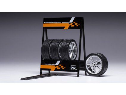 0070804 set 4 wheels hyundai silver 1 18