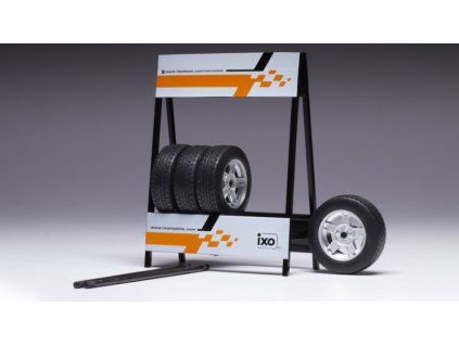 0072226 set 4 wheels lada vfts met grey 1 18