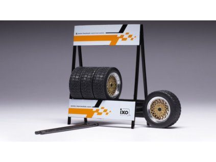 0071446 set 4 wheels lada vfts met grey 1 18