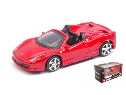 0004478 ferrari 458 spider red 1 43