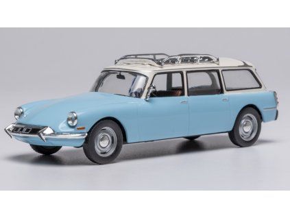 0083665 citroen id 19 break 1960 light blue white 1 43