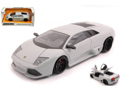 0007952 lamborghini murcielago lp640 2017 glossy grey 1 24