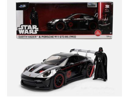0089701 porsche 911 star wars darth vader black 1 24