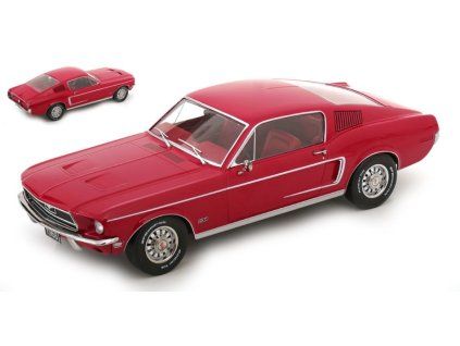 0084228 ford mustang gt fastback 1968 red 1 18