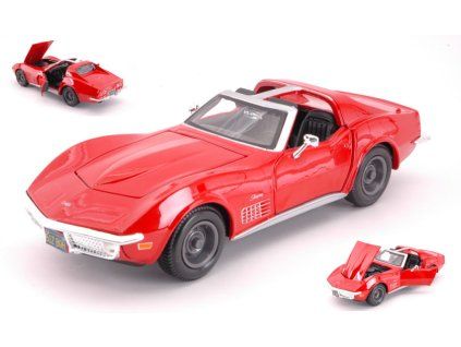 0010127 chevrolet corvette 1970 red 1 24