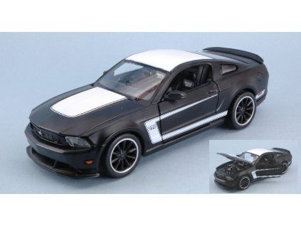 0010158 ford mustang boss 302 dull black collection 1 24