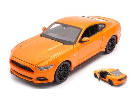 0000656 ford mustang gt 2015 orange 1 24