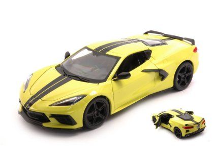 0000222 chevrolet corvette c8 2020 lemon yellow 1 24