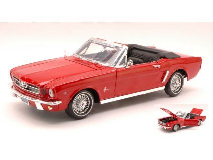 0089096 ford mustang open 1964 red 1 18