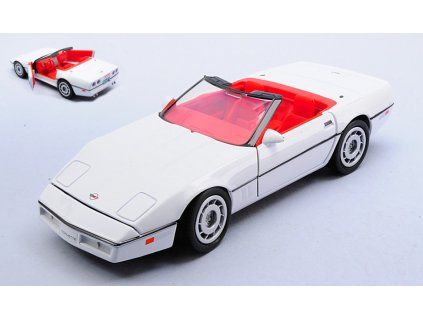 0080735 chevrolet corvette 1956 white 1 24