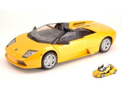 0011069 lamborghini murcielago roadster 2004 yellow 1 24