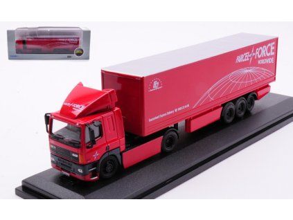 0078171 bilico daf 85 2 axle 40ft box trailer parcelf 1 76