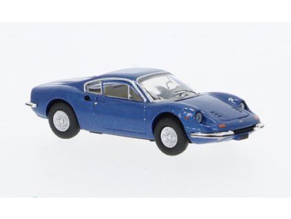 0077441 ferrari dino 246 gt 1969 met blue 1 87