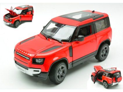 0087174 land rover defender 90 red 1 24