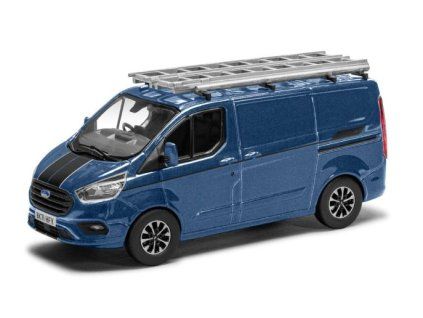 0083136 ford transit custom sport blue metallic 1 43