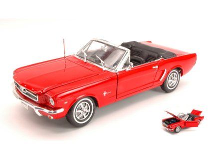 0068868 ford mustang cabrio 1964 red 1 18