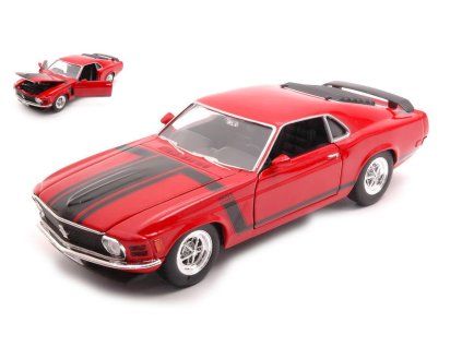 0021340 ford mustang boss 302 1970 red 1 24